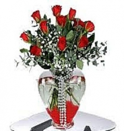 11 adet kırmızı gül buketi Çiçeği & Ürünü Kırmızı güller 